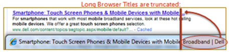 Long browser titles are truncated